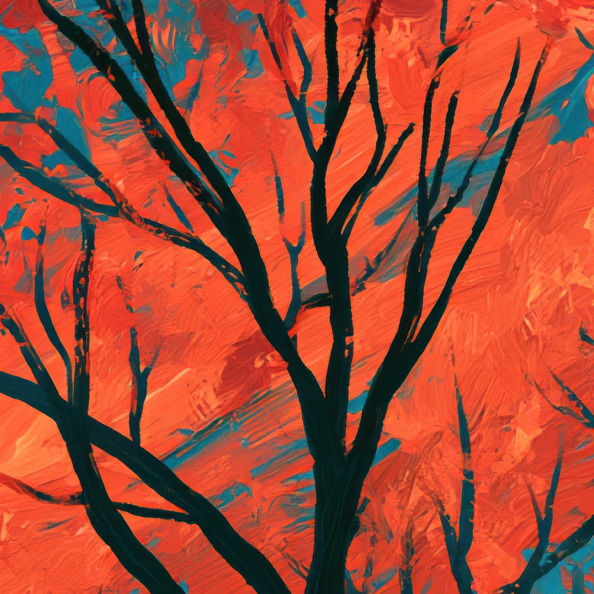 Autumn Mountain Twilight close-up detail