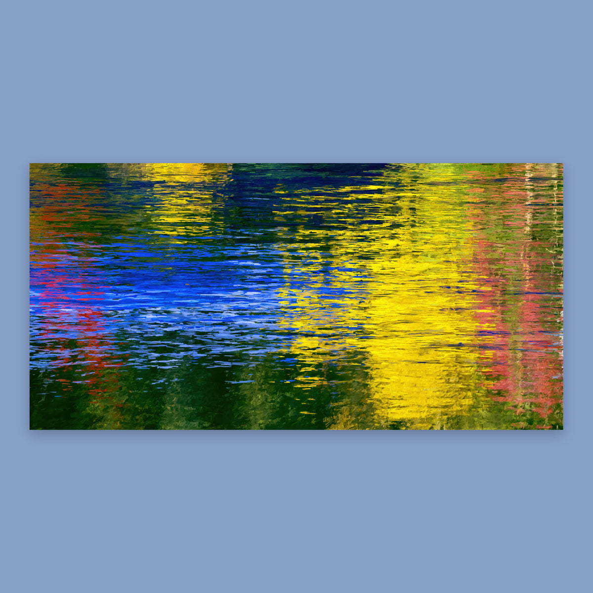 Autumn Water Reflection flat lay