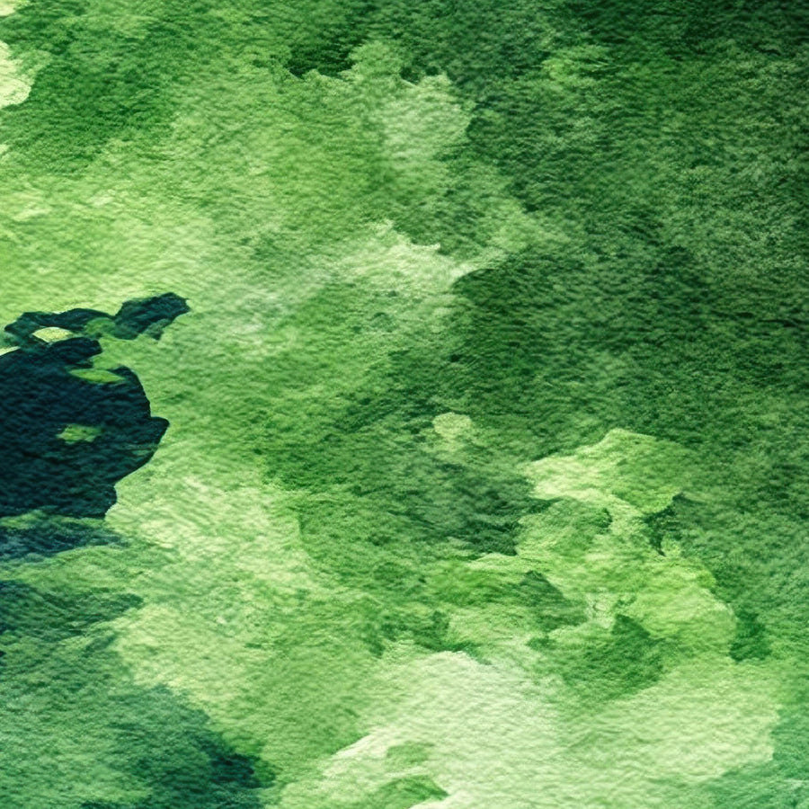 Green Canopy Reflection – Impressionist Wall Art