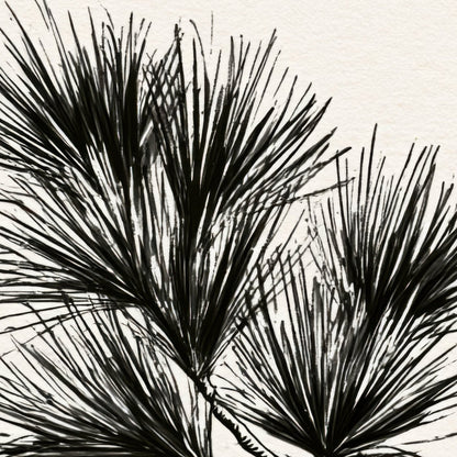 Japanese Botanical Chart close-up detail