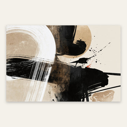 Sumi-e Ink Abstract flat lay