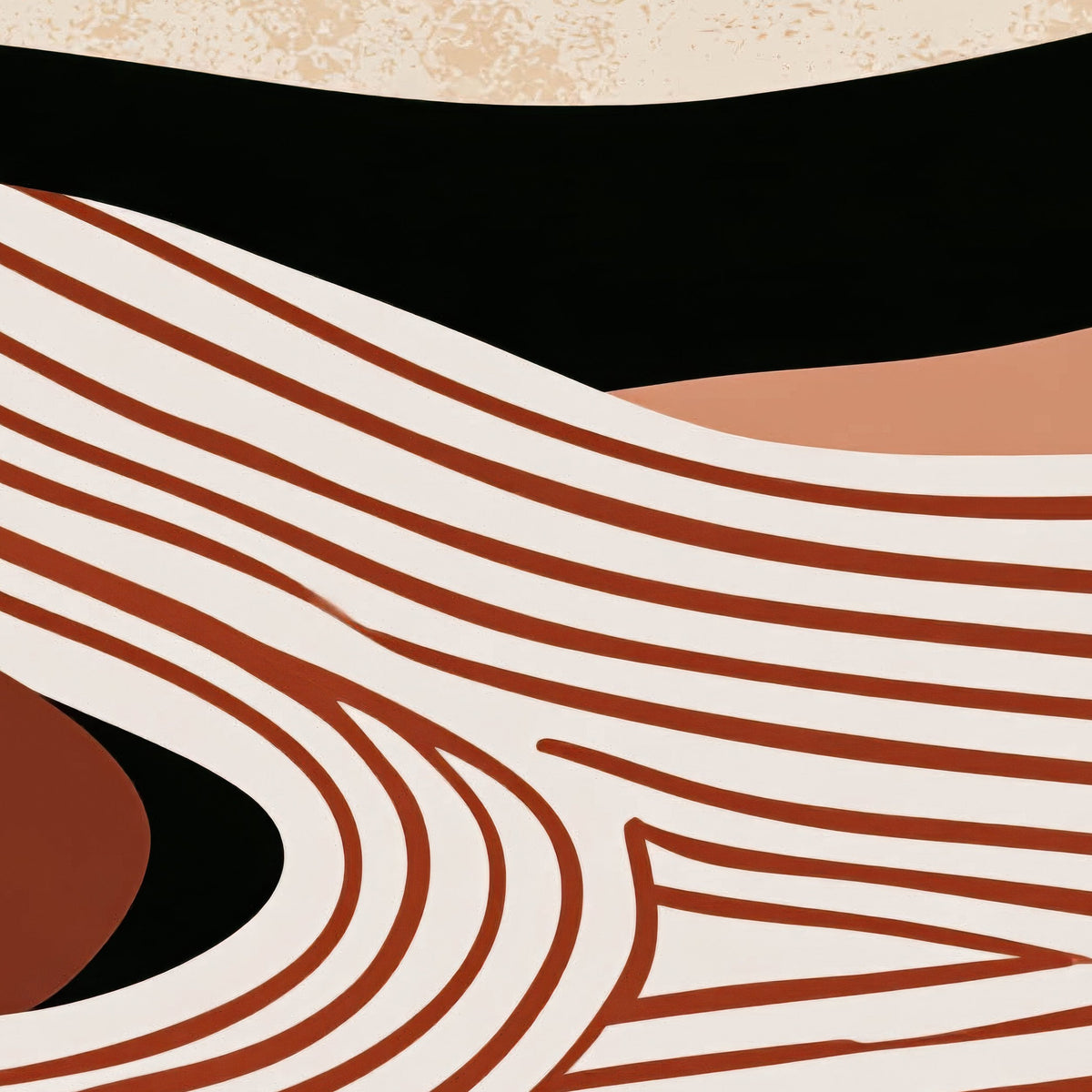 Desert River Valley Abstract close-up detail
