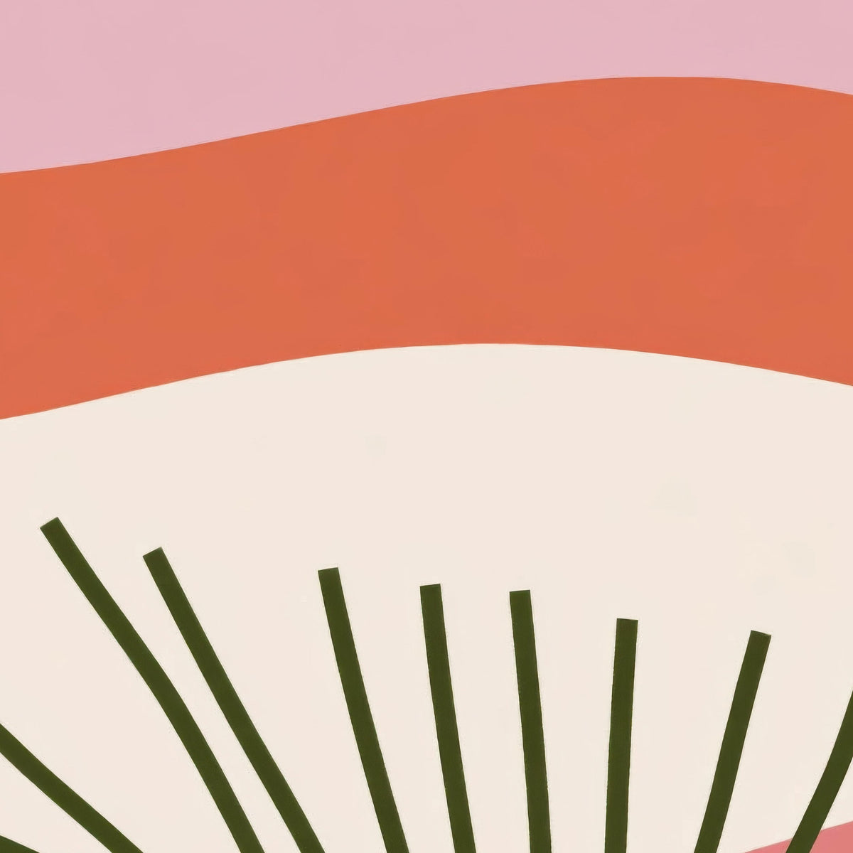 Coral Desert Mountain Sunset close-up detail