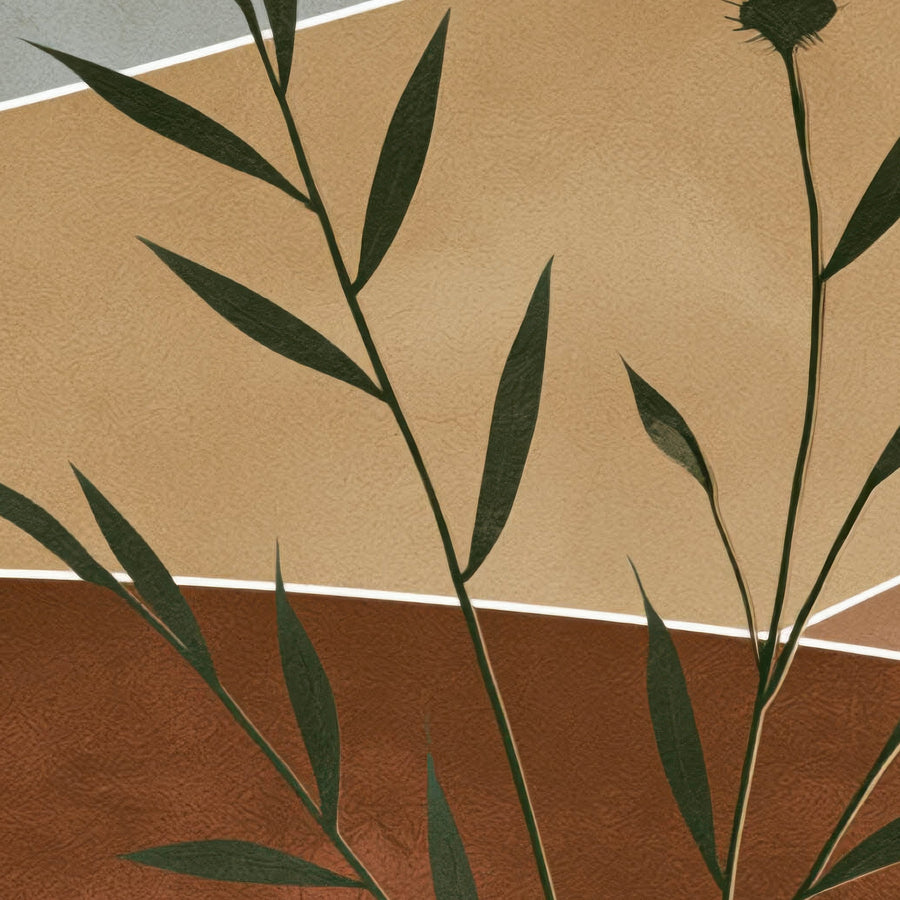 Desert Dunes with Cacti – Landscape Wall Art