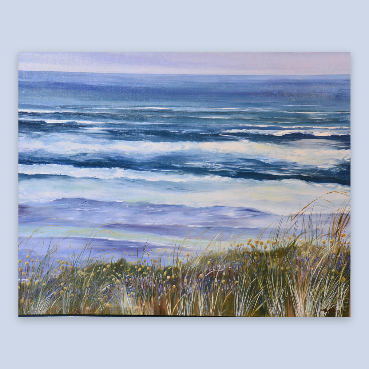 Coastal Waves at Dusk flat lay
