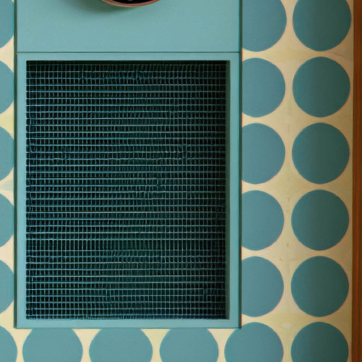 Vintage Television Set close-up detail