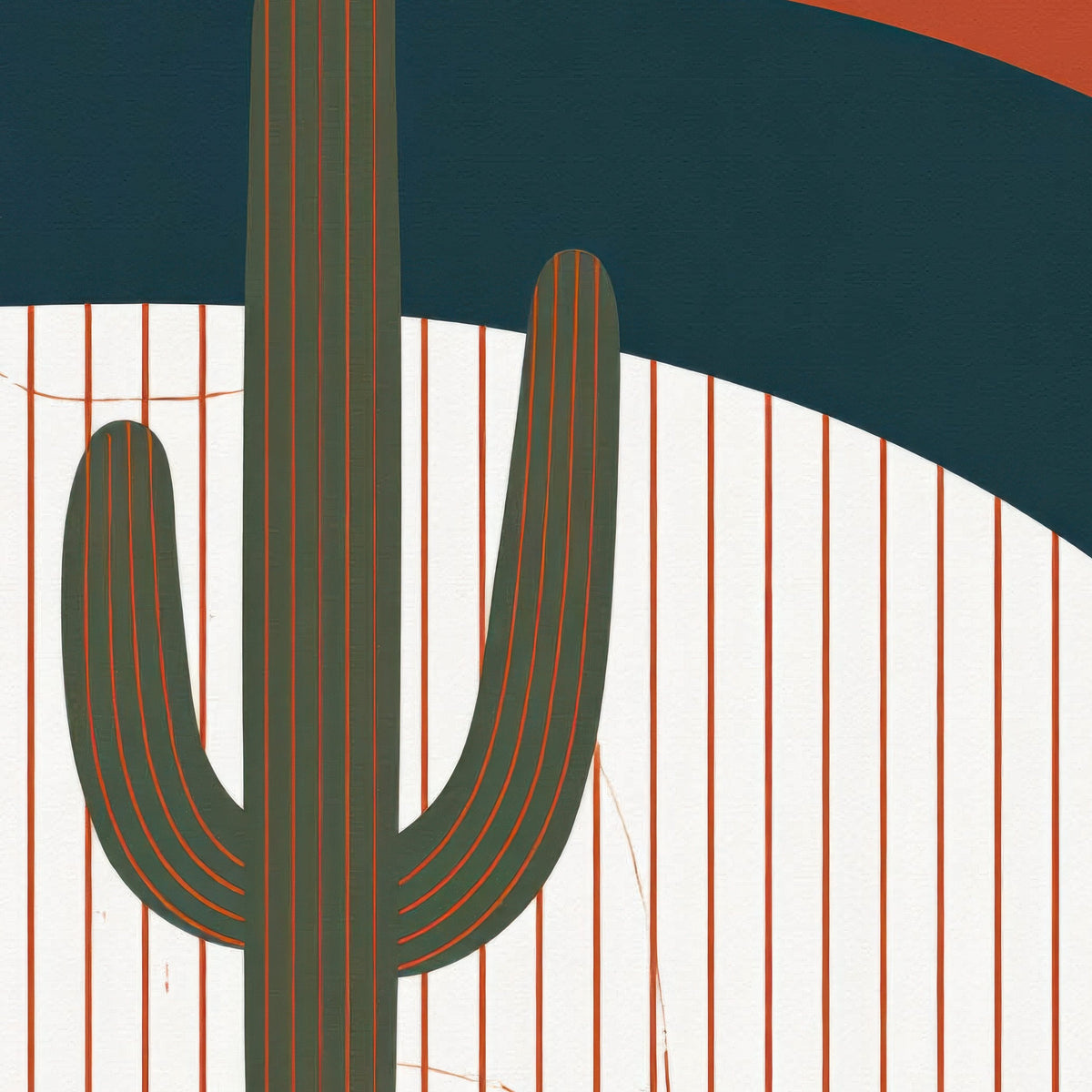 Desert Sunrise Diptych close-up detail