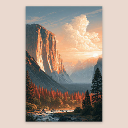 El Capitan at Sunset flat lay