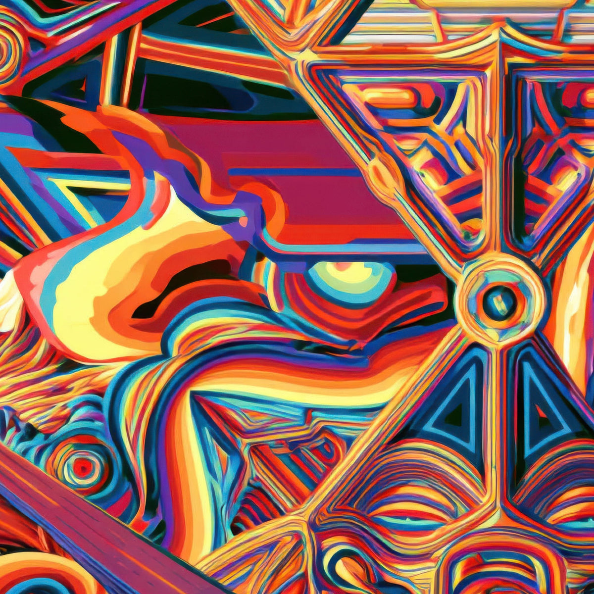 Sacred Geometry Highway close-up detail