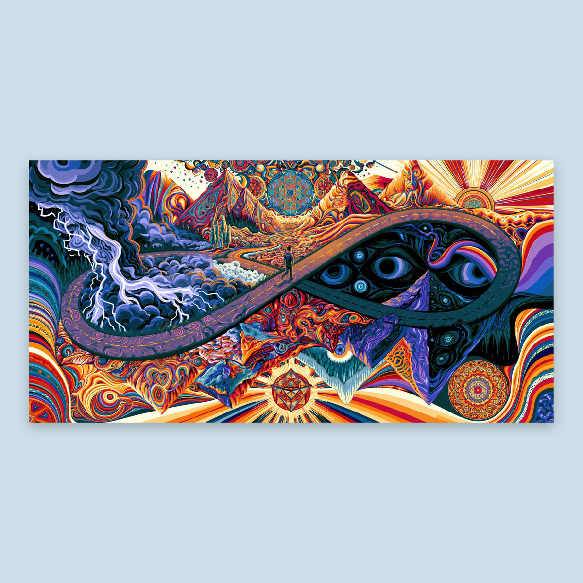 Eyes of the Infinite Path flat lay