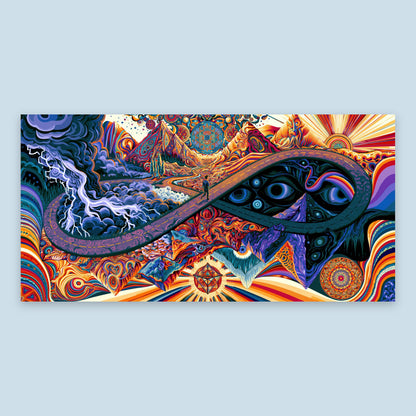 Eyes of the Infinite Path flat lay