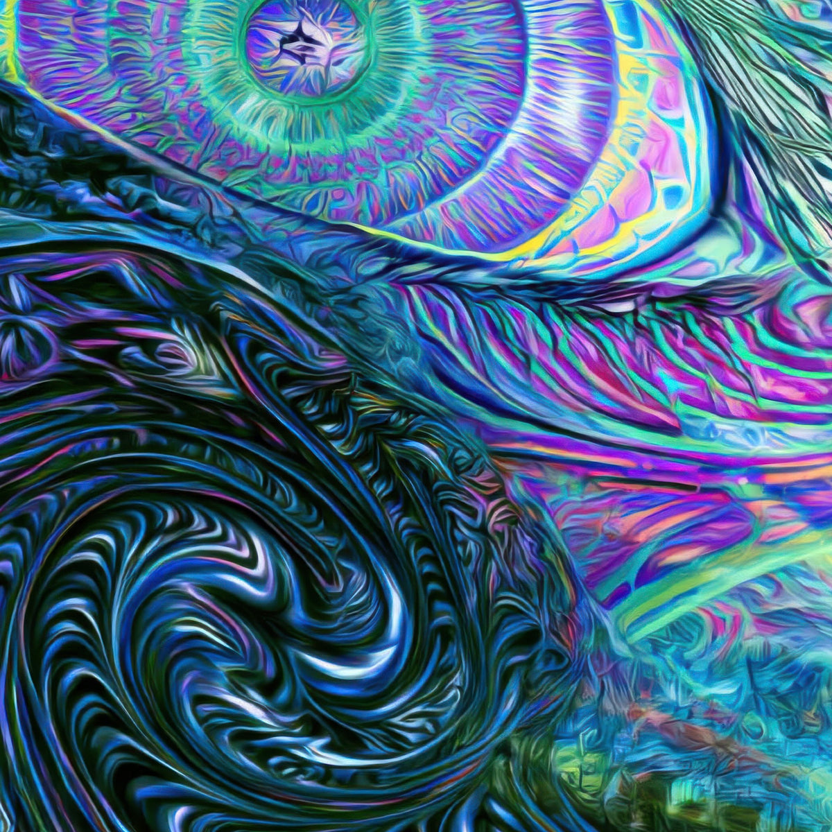 Mandala Sunrise Trail close-up detail