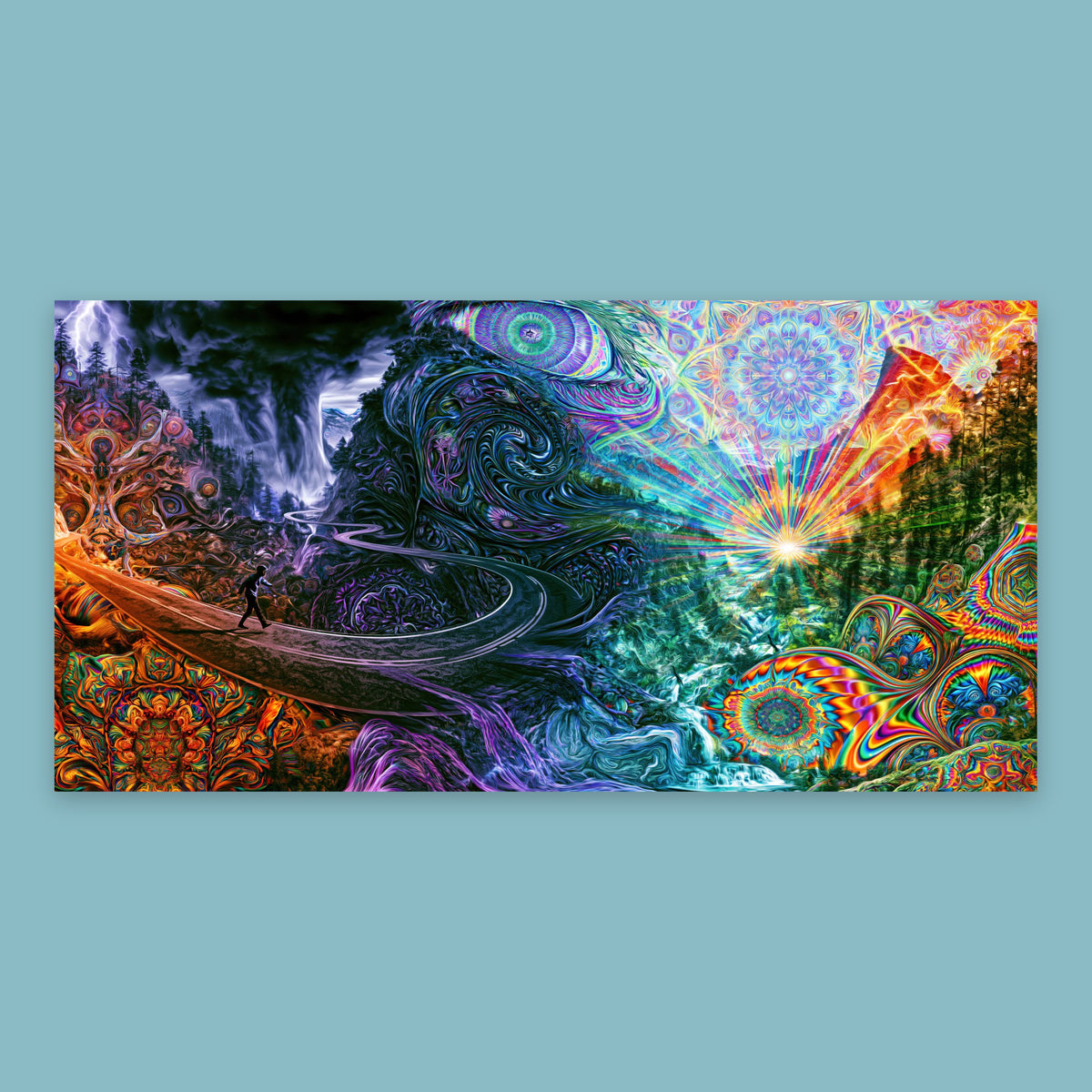 Mandala Sunrise Trail flat lay
