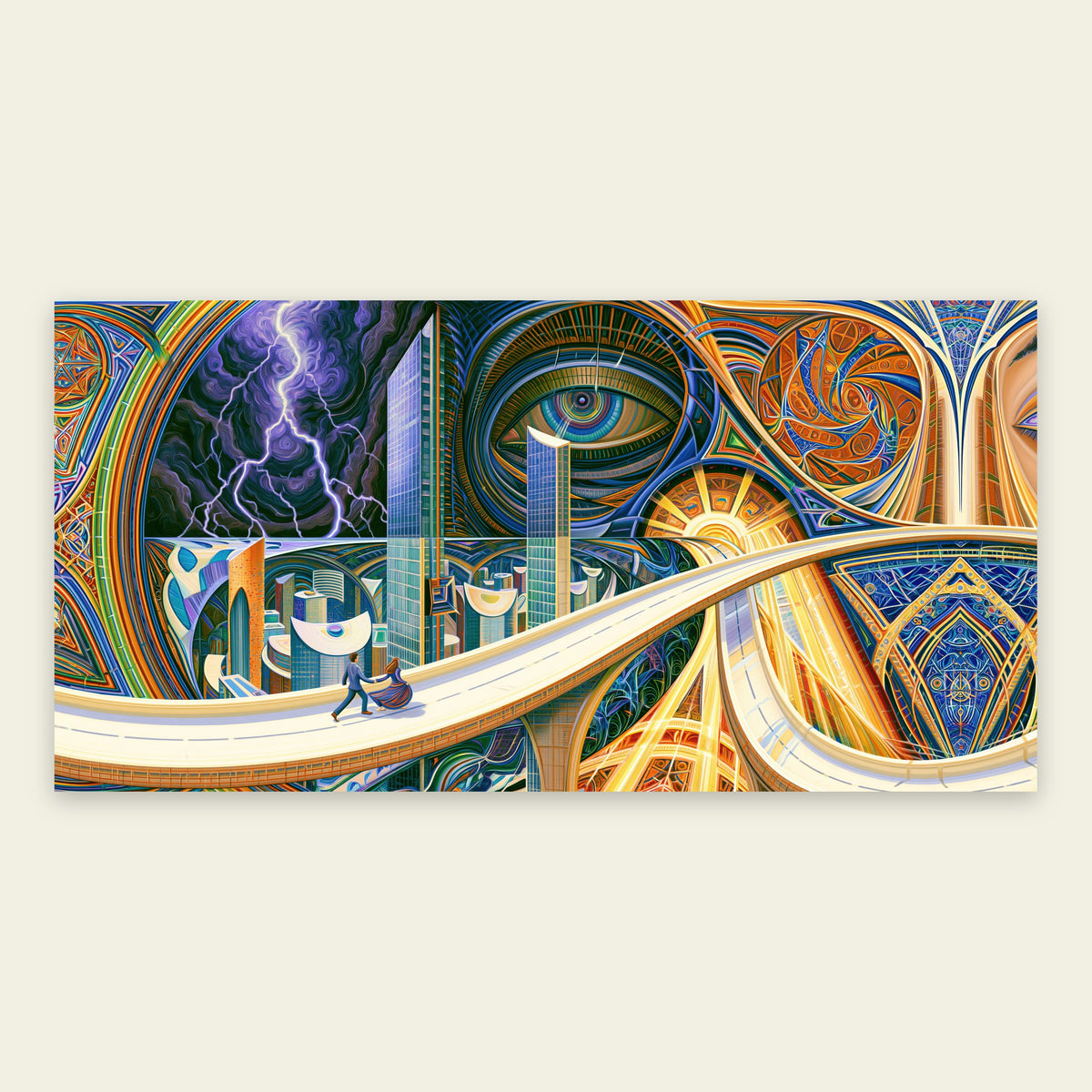 Skyline Between Storms flat lay