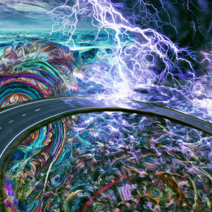 Storm to Sunset Infinity Road close-up detail
