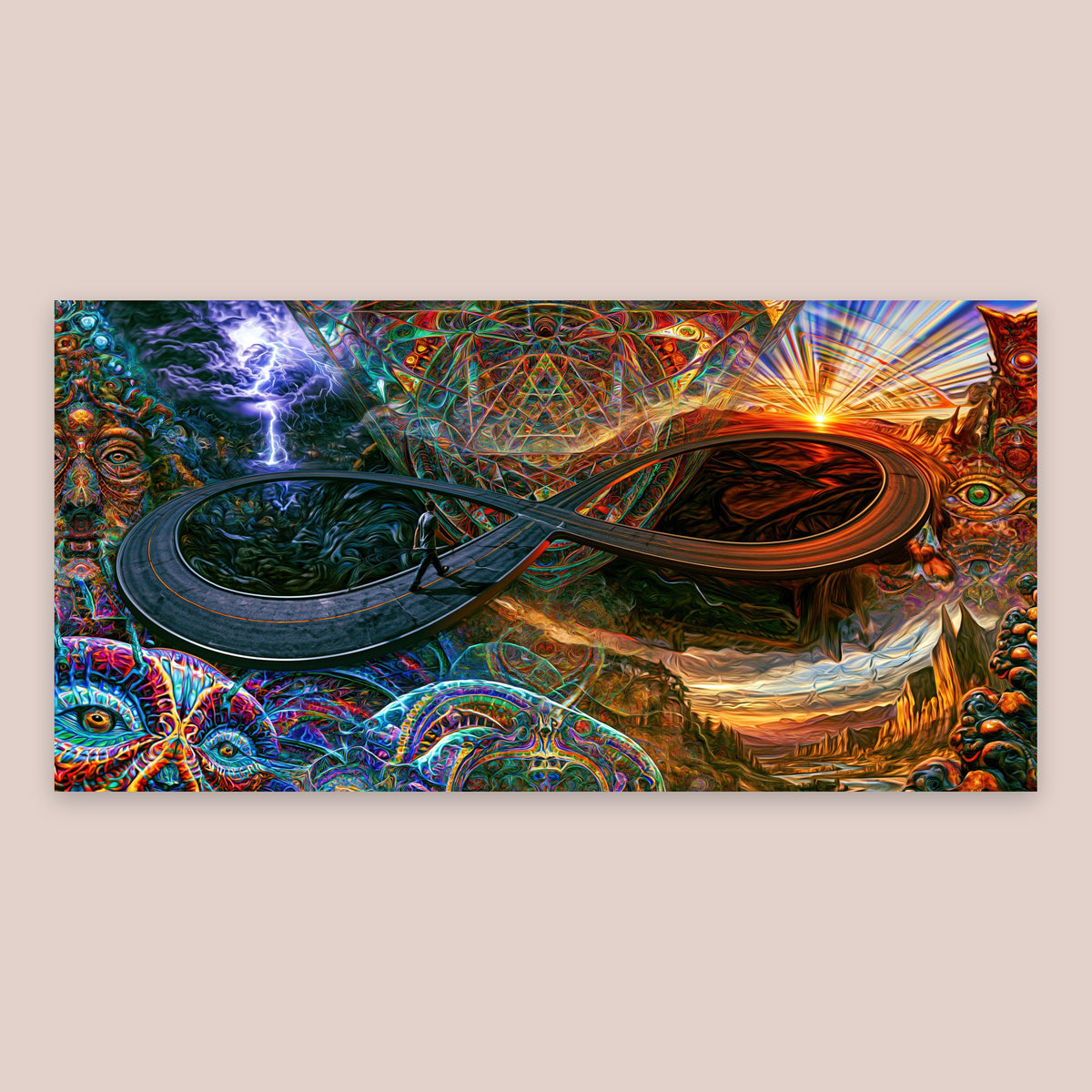 Cave to Sunburst flat lay