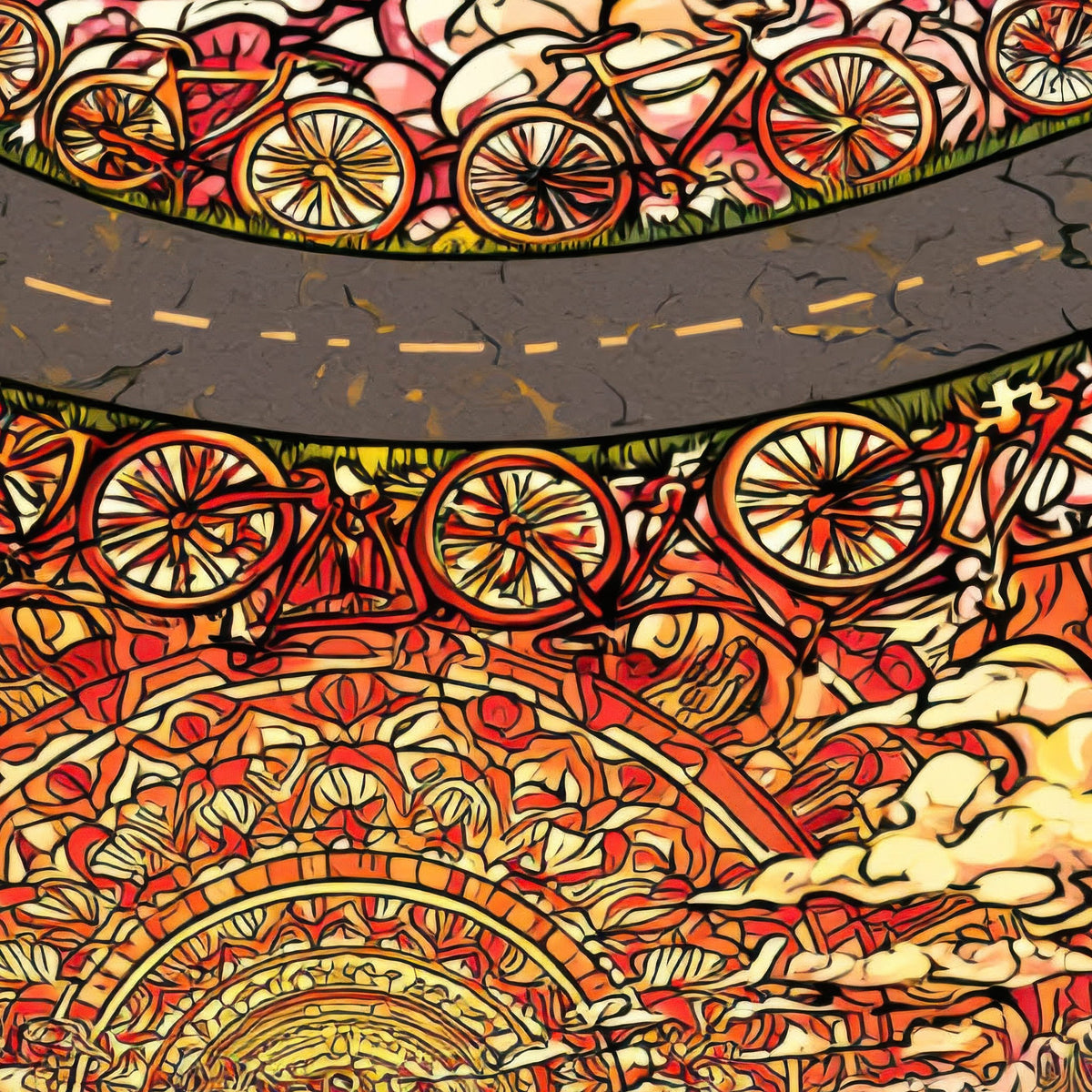 Spoke and Storm close-up detail