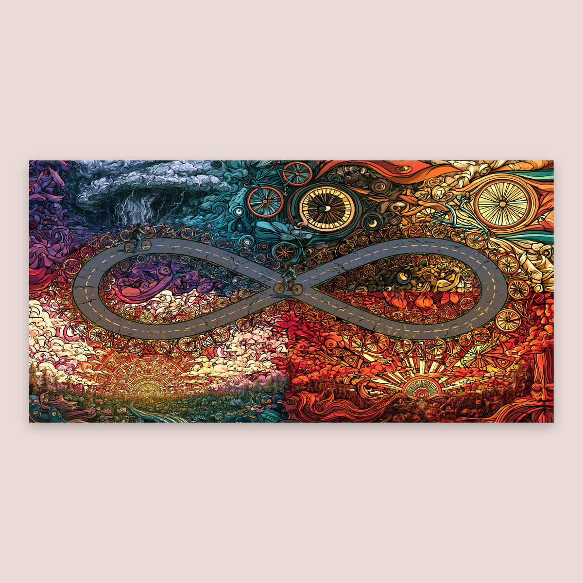 Spoke and Storm – Psychedelic Wall Art
