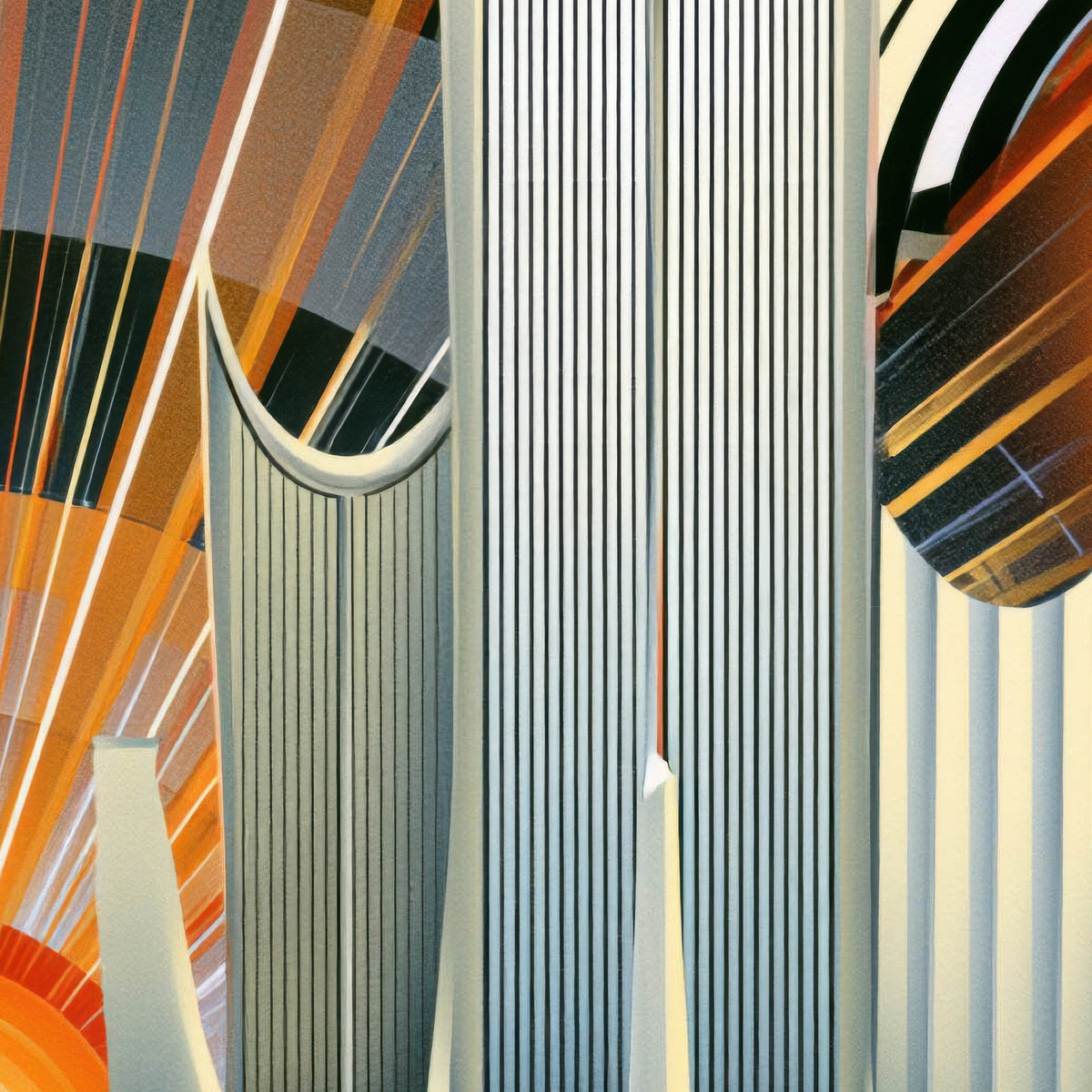 Sunrise Over the Interchange close-up detail