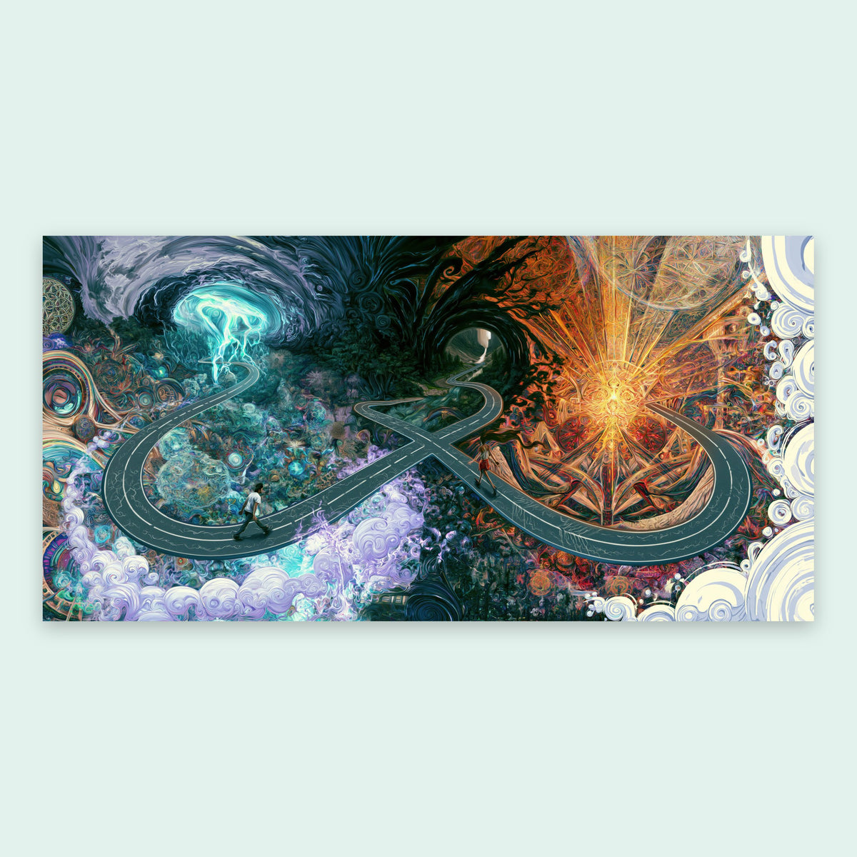 Infinity at the Crossroads flat lay