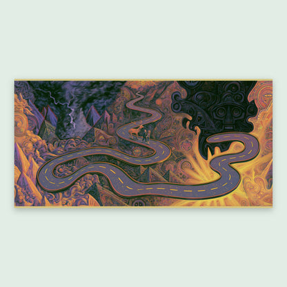 Deer on the Mountain Road flat lay