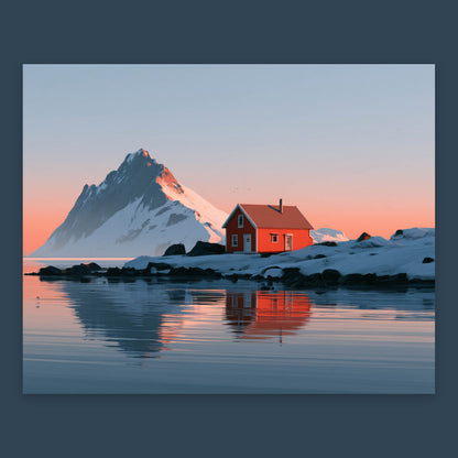 Scandinavian Coastline flat lay