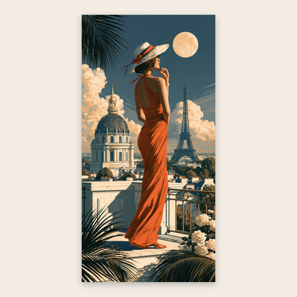 Parisian Balcony at Moonrise flat lay