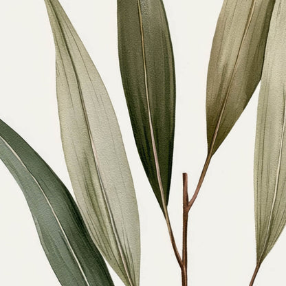 Botanical Sprigs with Papery Seed Pods close-up detail