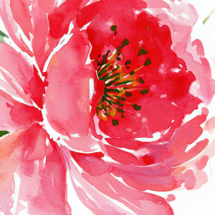 Bright Multicolor Floral Pattern – Watercolor Floral Wall Art
