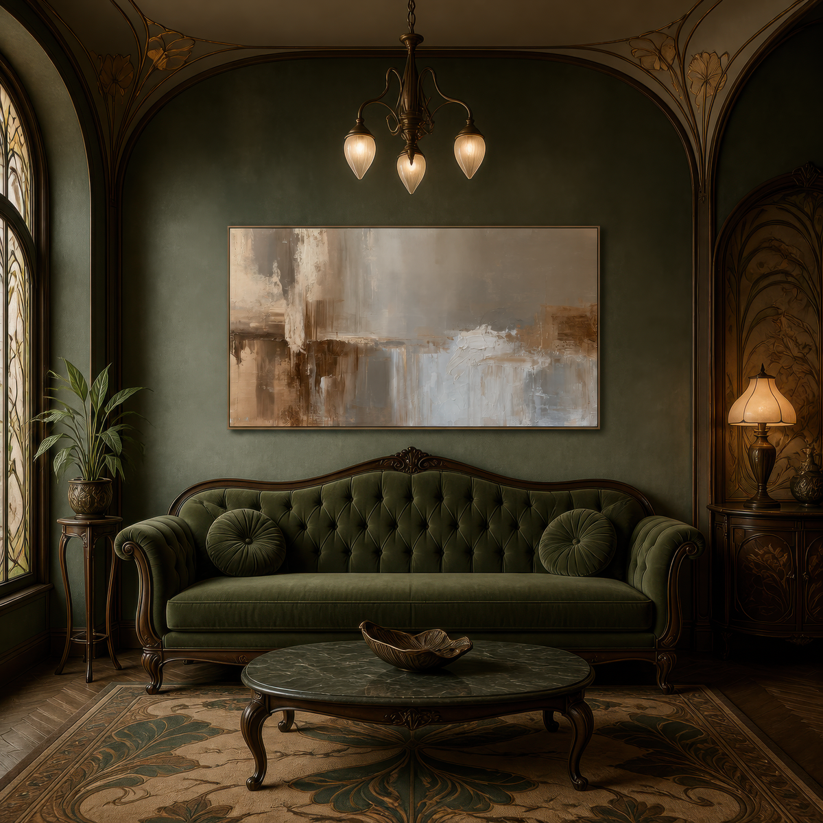 Sienna Wash – Earthy Abstract Wall Art