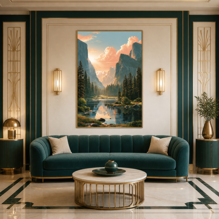 Yosemite Valley at Sunrise – National Park Wall Art