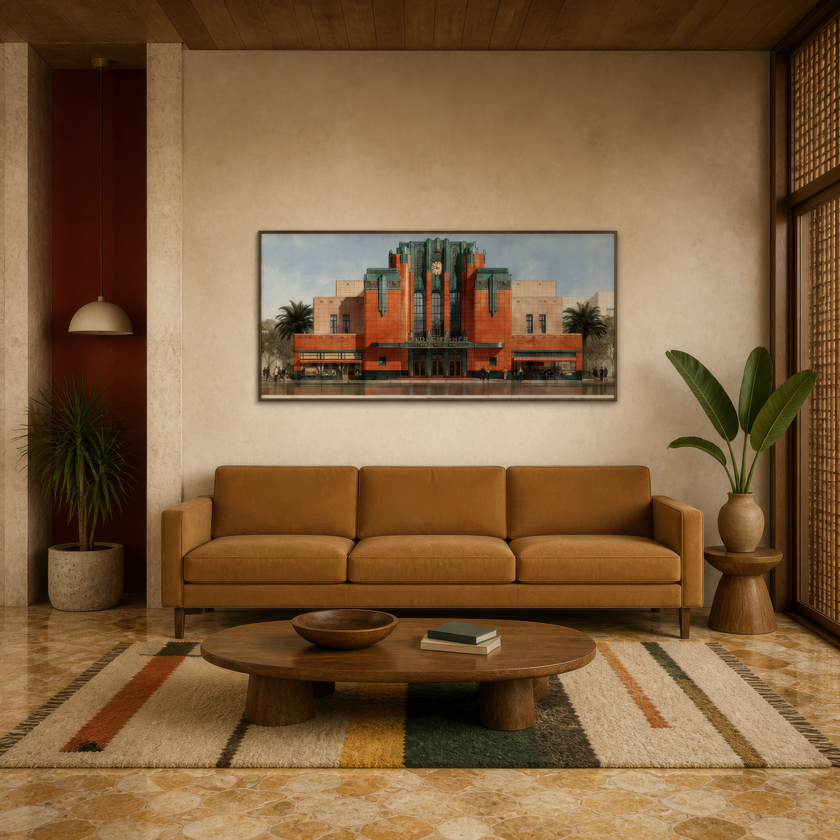 Terracotta Deco Theater – Art Deco Wall Art