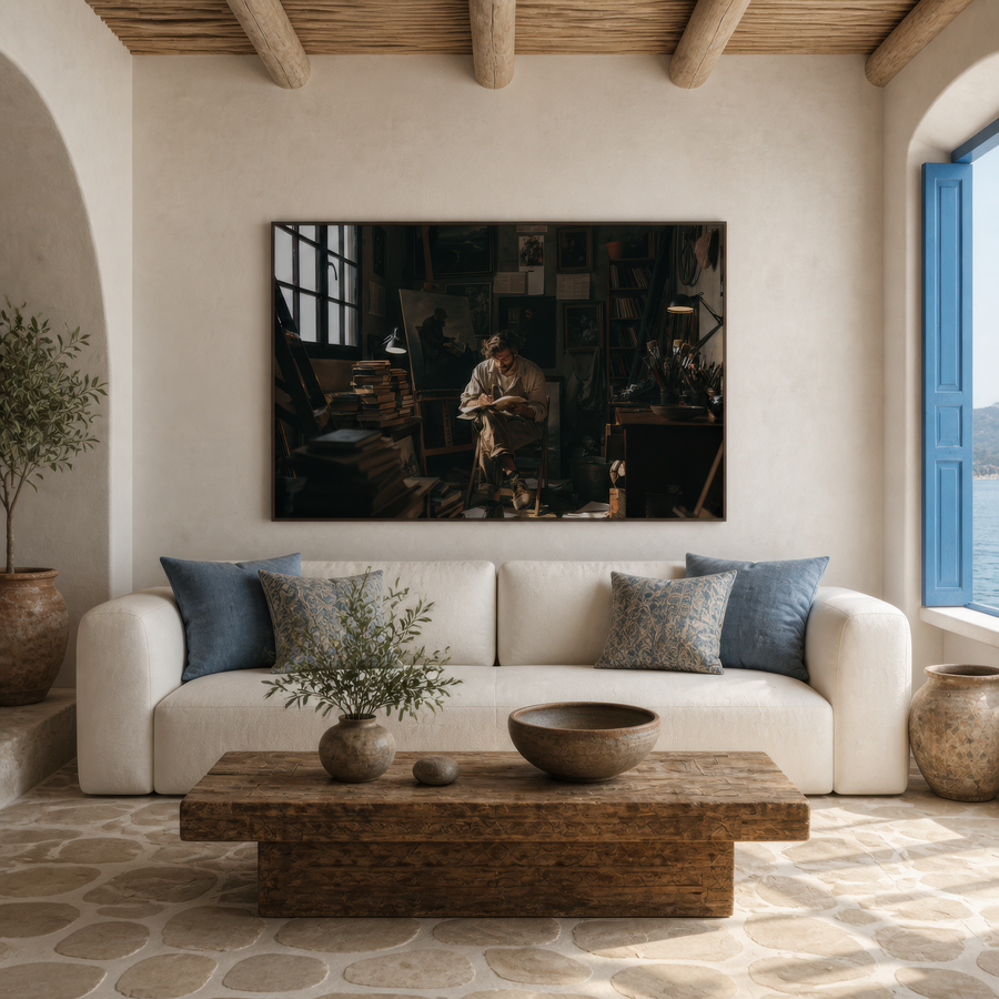 The Book-Lined Studio – Dark Academia Wall Art