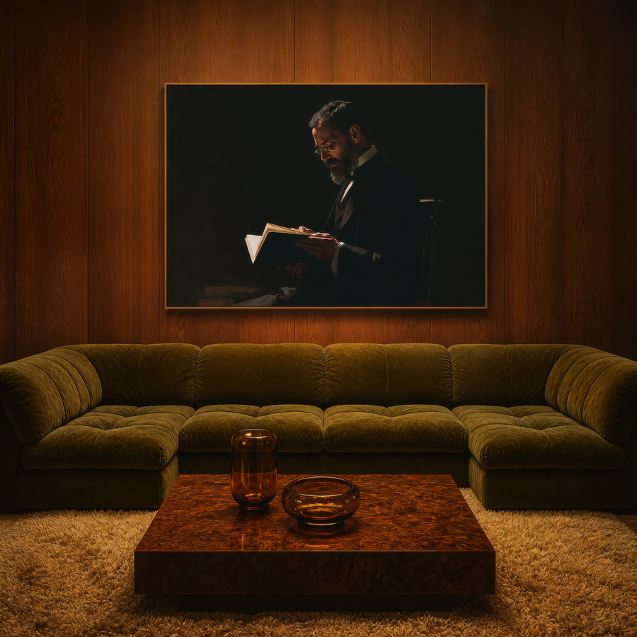 Cloistered Quiet – Dark Academia Wall Art