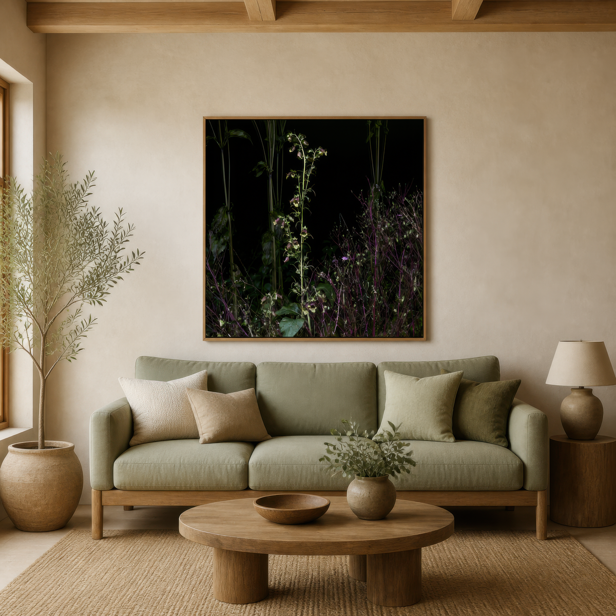 Night Garden Wildflowers – Vamp Romantic Wall Art