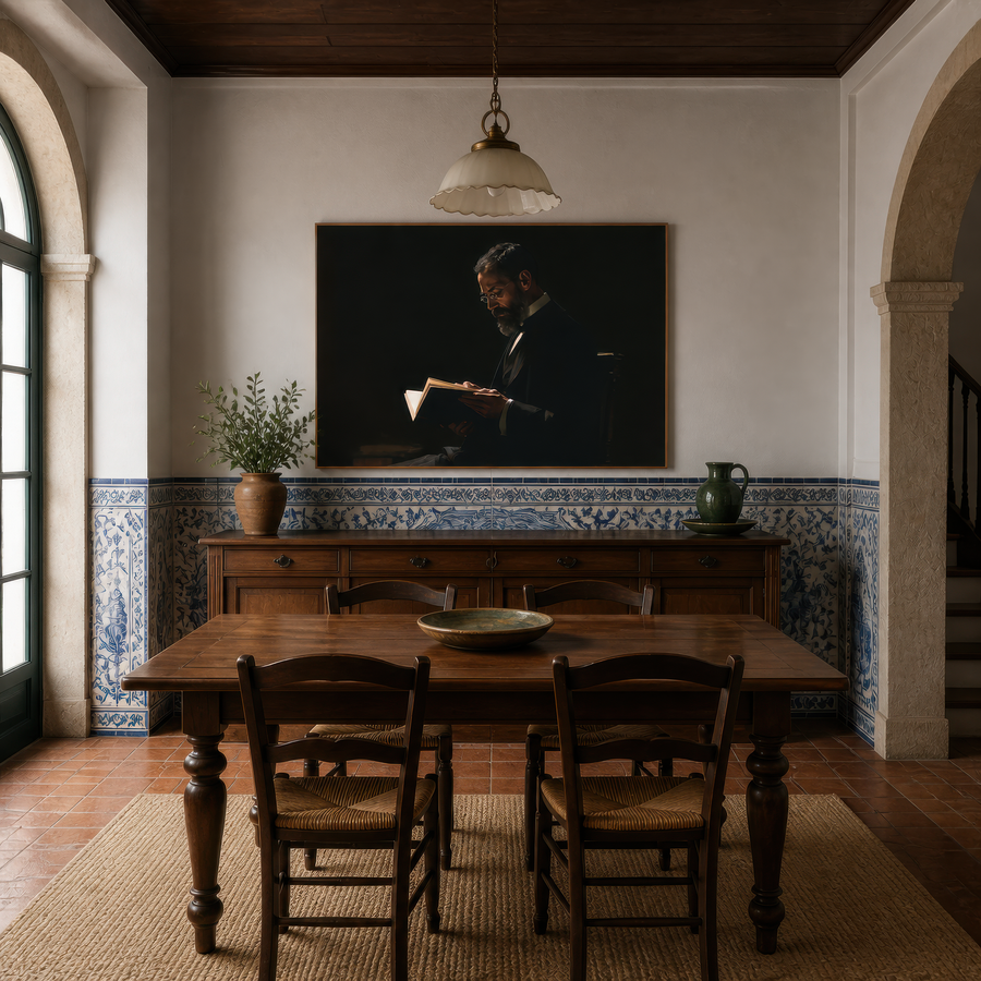 Cloistered Quiet – Dark Academia Wall Art