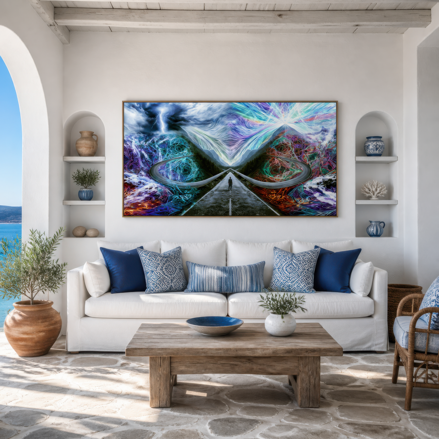 Path of Fire and Storm – Psychedelic Wall Art