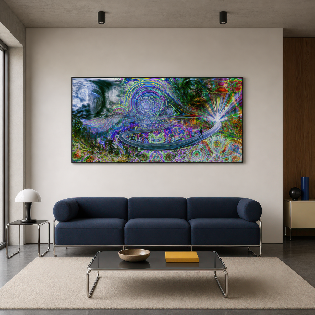 Psychedelic Spiral Vortex – Psychedelic Wall Art