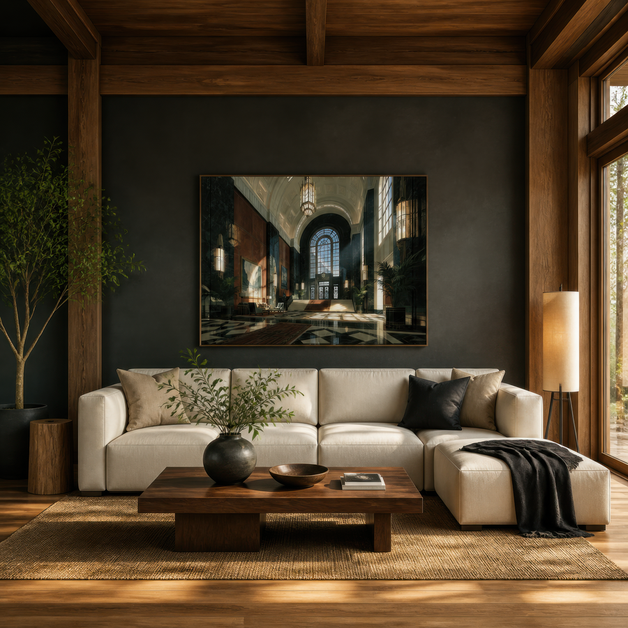 Grand Deco Atrium – Art Deco Wall Art