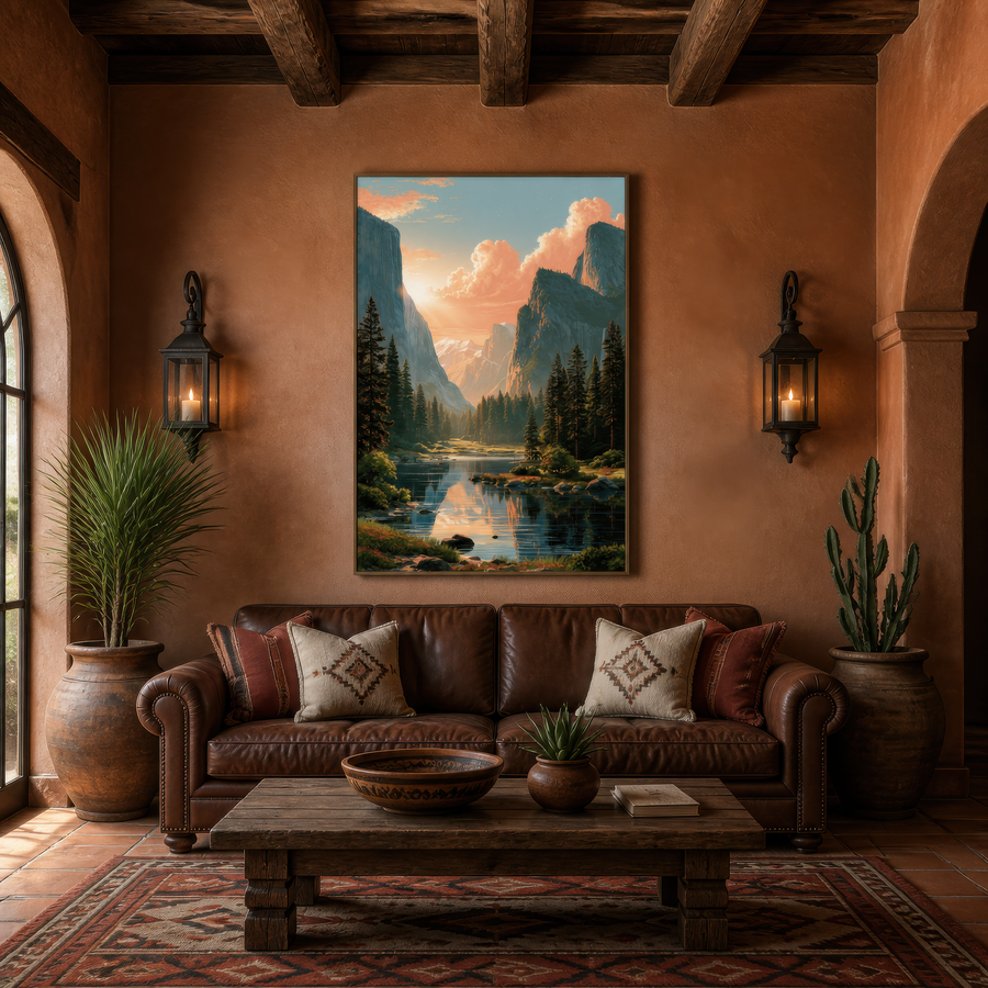 Yosemite Valley at Sunrise – National Park Wall Art