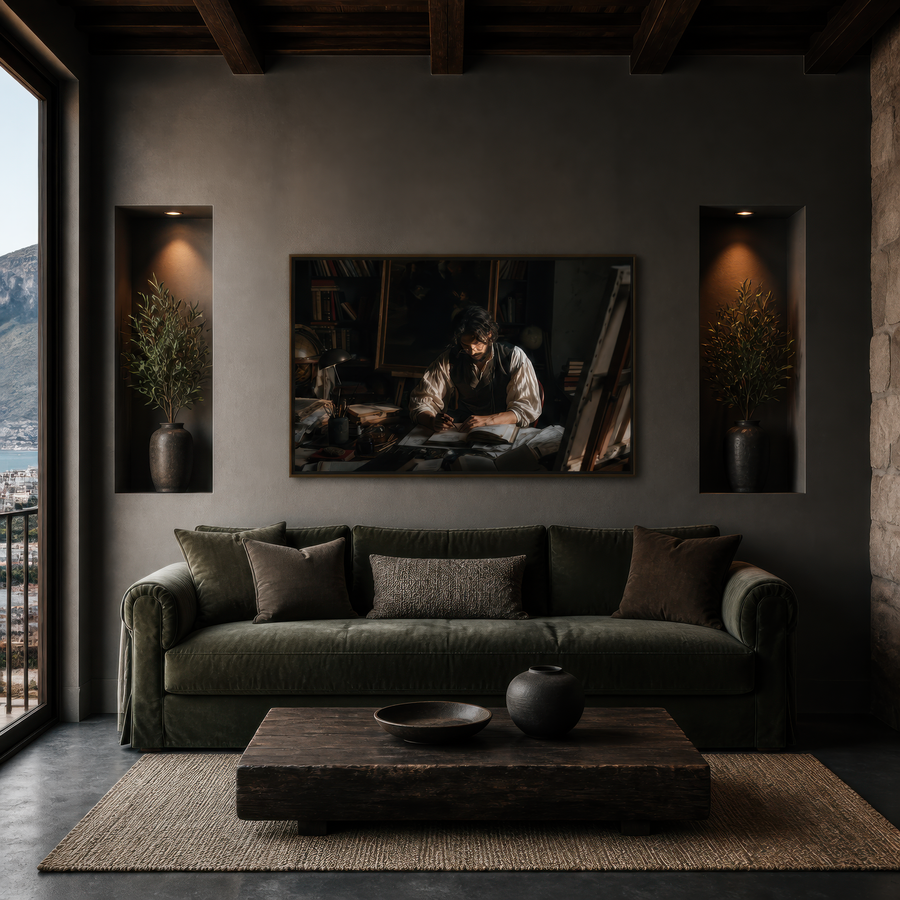 Antiquarian Hour – Dark Academia Wall Art