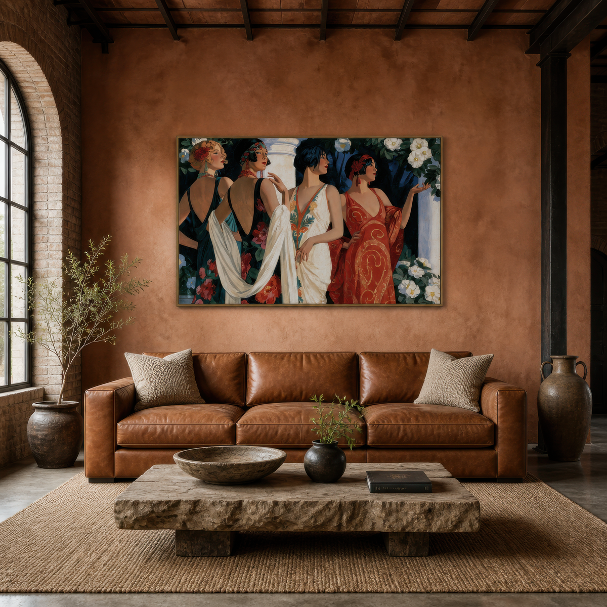 Flappers in the Garden – Art Deco Wall Art