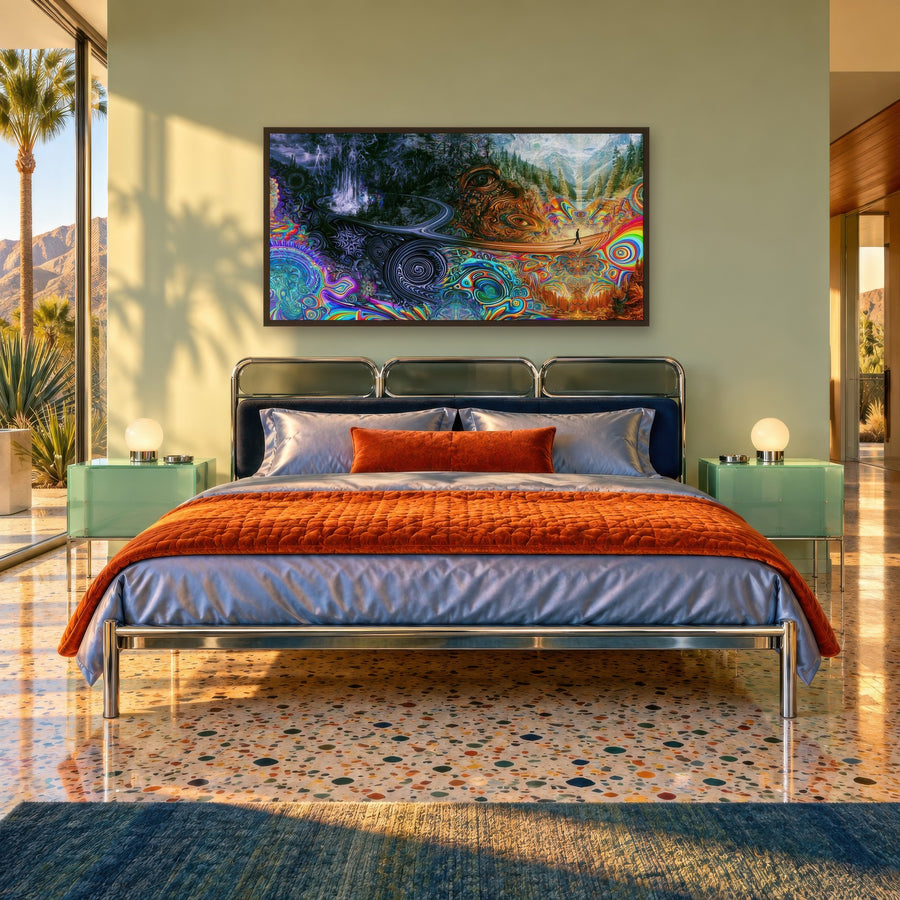 Winter to Summer Crossing – Psychedelic Wall Art
