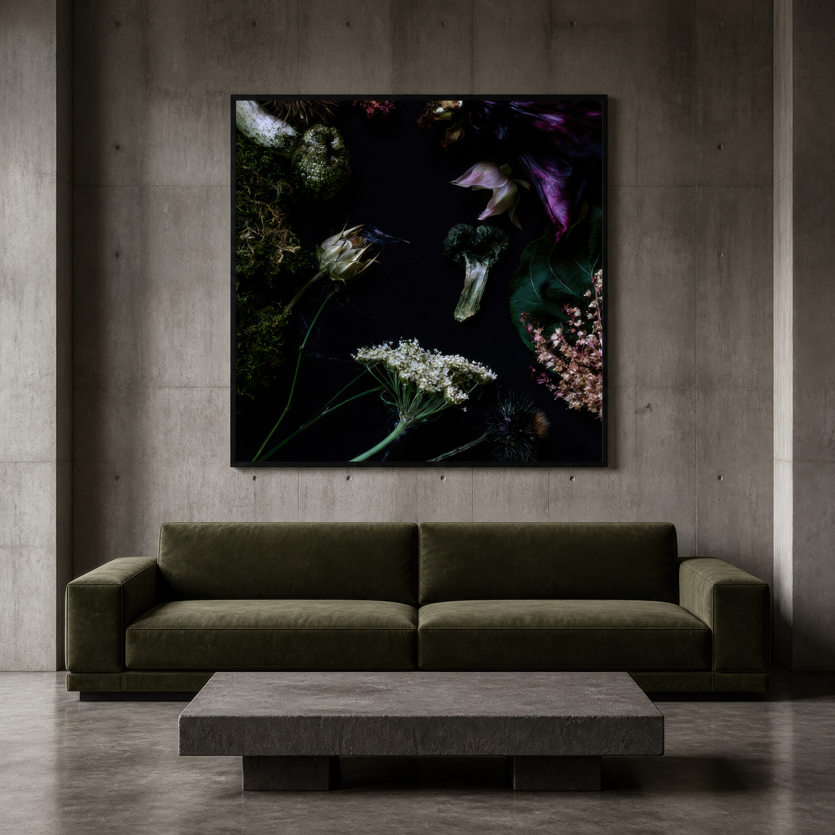 Moody Dark Florals – Vamp Romantic Wall Art
