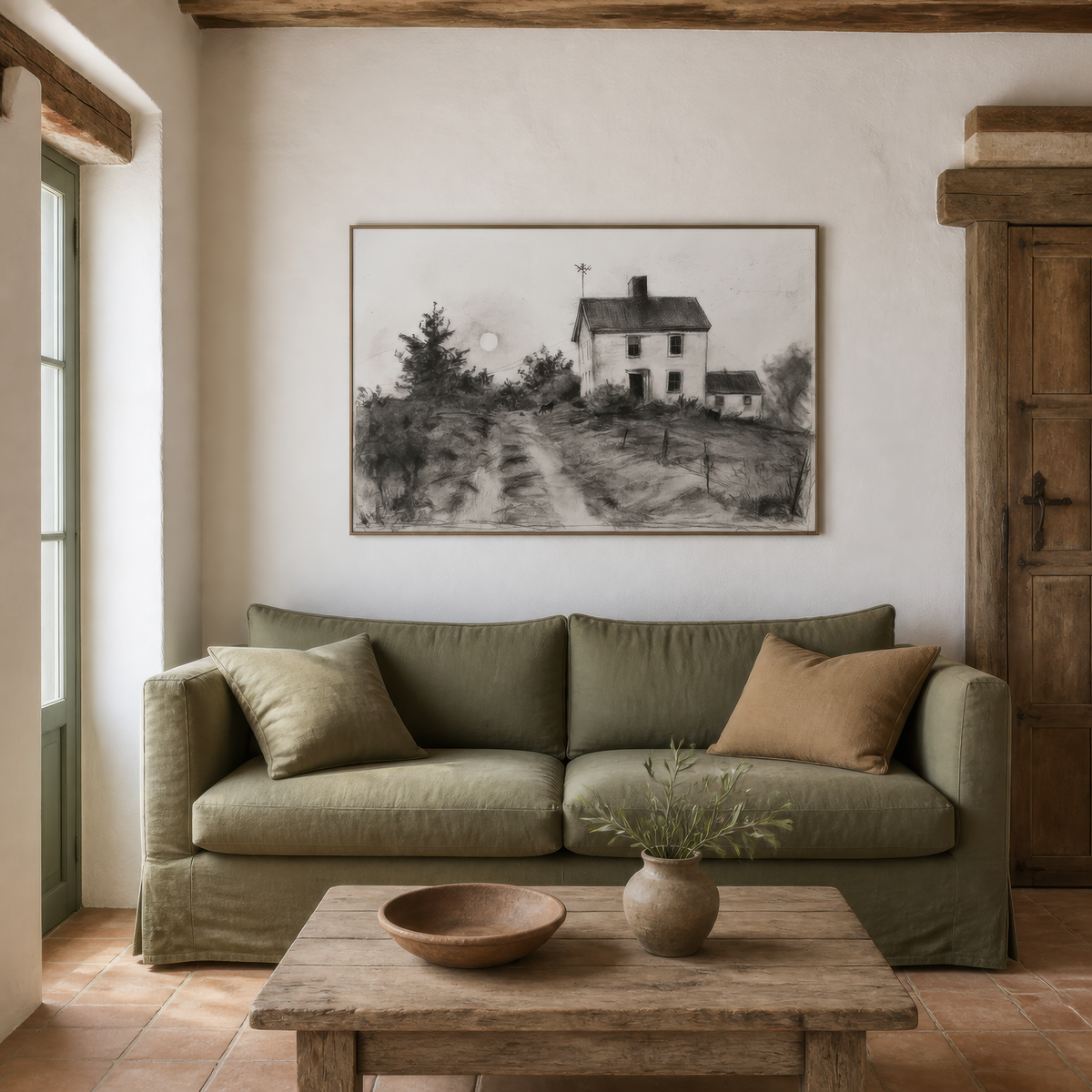 Dusty Country Road – Farmhouse Wall Art
