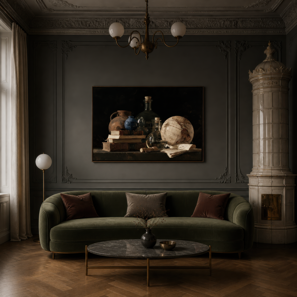 Midnight Manuscript – Dark Academia Wall Art
