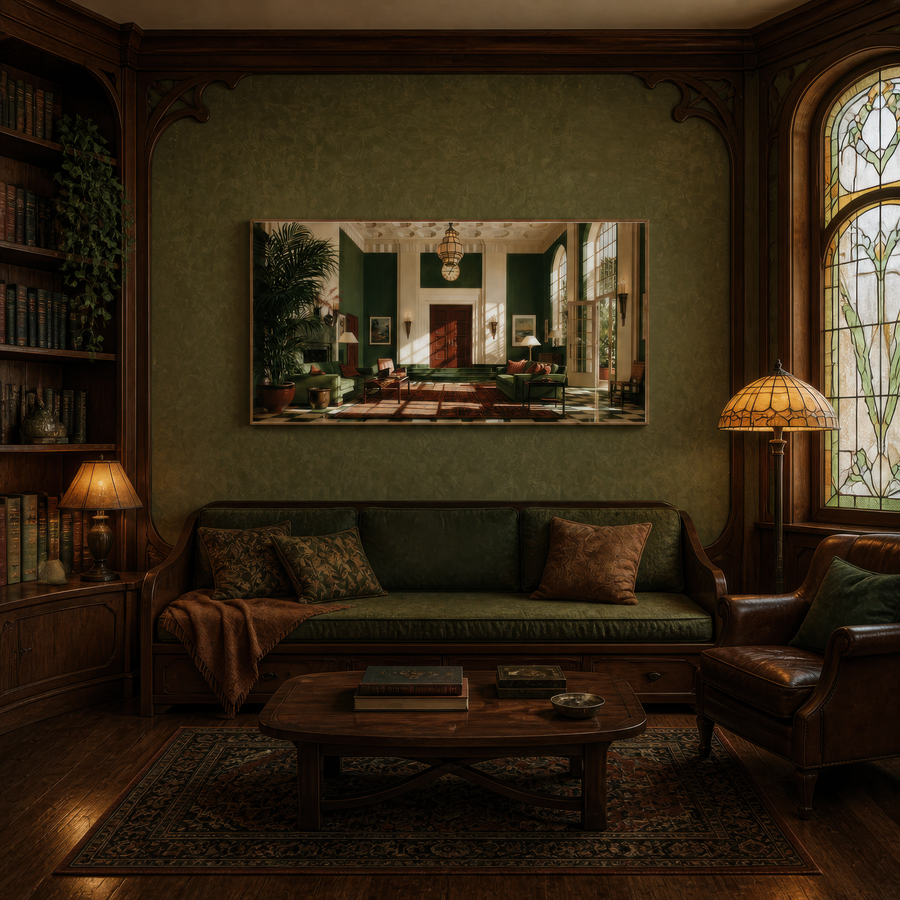 Sunlit Drawing Room – Art Deco Wall Art