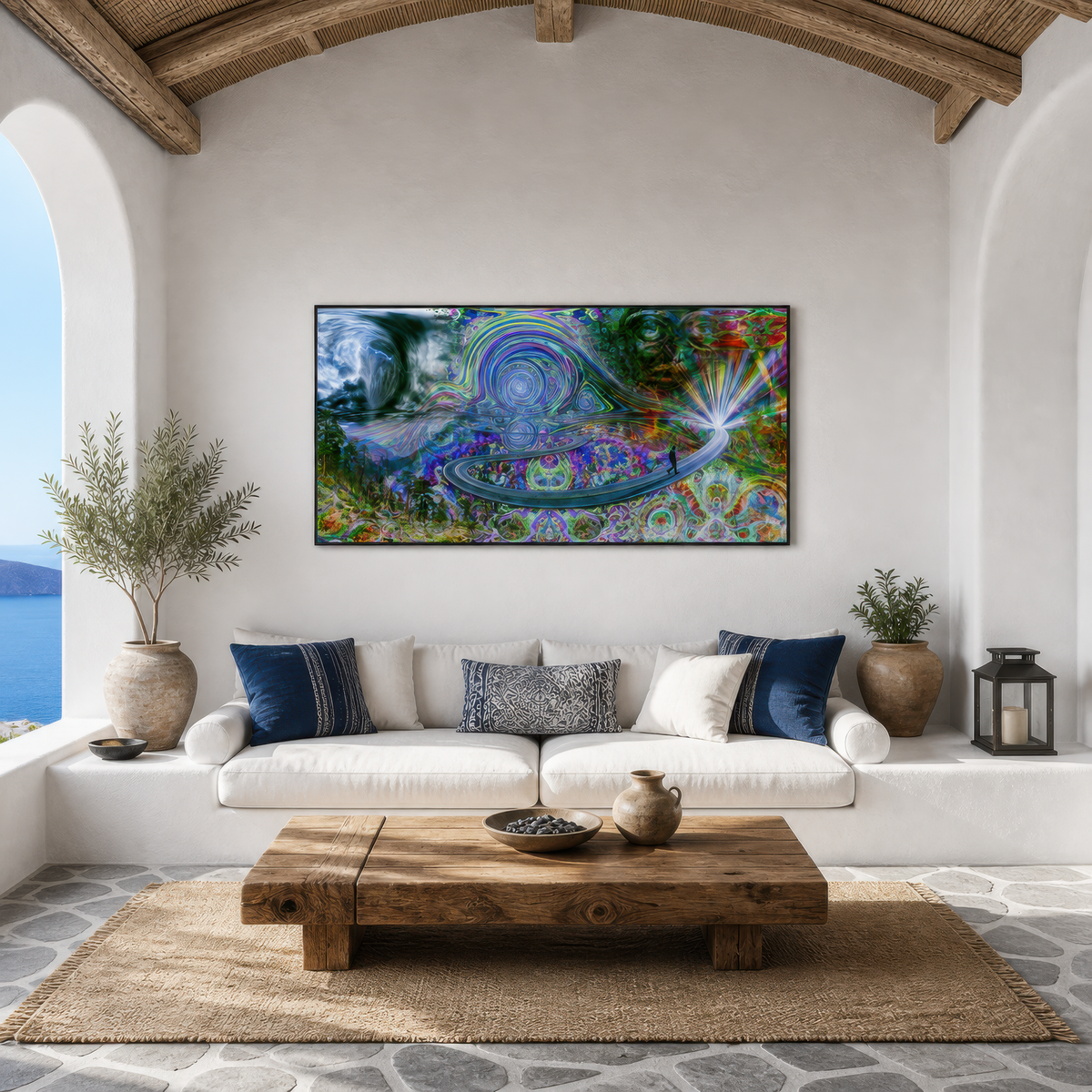 Psychedelic Spiral Vortex – Psychedelic Wall Art