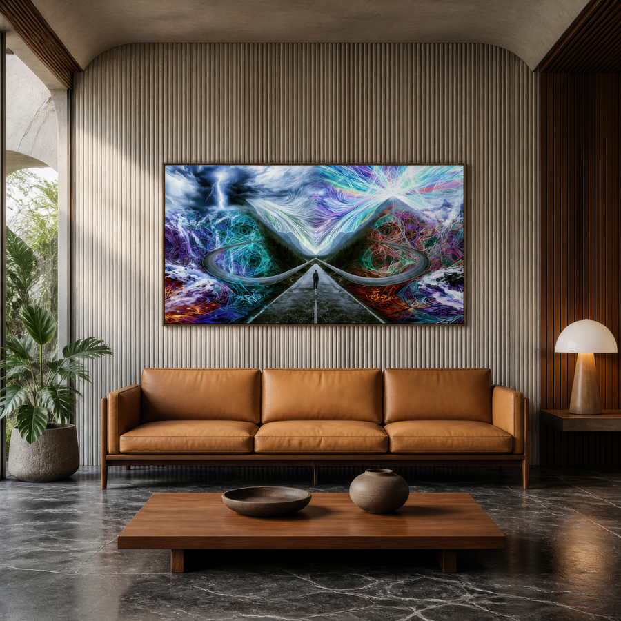 Path of Fire and Storm – Psychedelic Wall Art