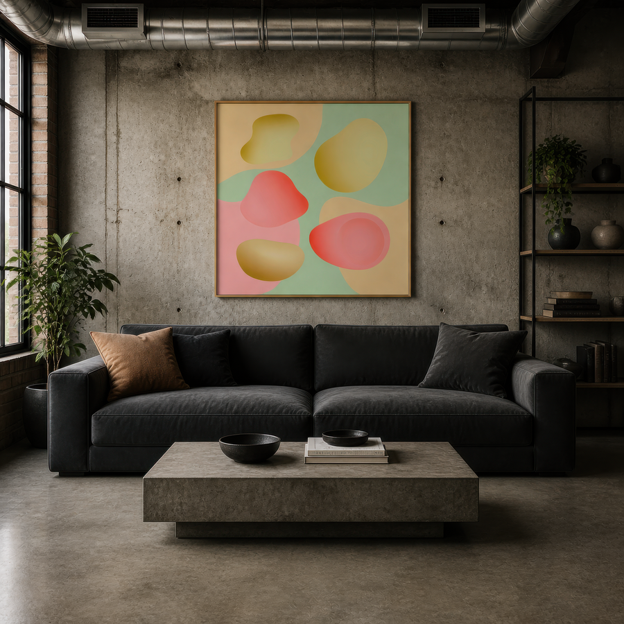 Soft Pastel Blooms – Dopamine Wall Art
